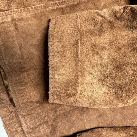 Vintage Brown Suede Jacket, size XL - Picture 7 of 12